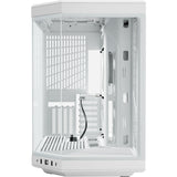 Hyte y70 midi tower behuizing (wit | 2x usb-a | 1x usb-c | tempered glass)