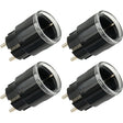 Shelly plug s gen3 slimme wifi, 4 stuks stekker (zwart, matter, wifi, bluetooth)