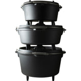 The windmill dutch oven 9 qt kookpan (zwart, ø 31.5 cm | 8.5 liter)