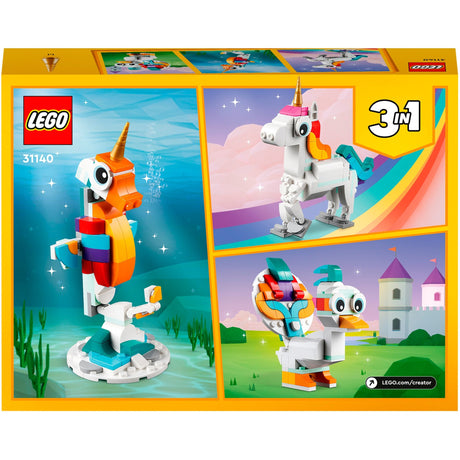 Lego creator 31140 3in1 magische eenhoorn