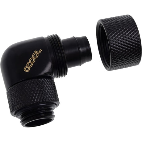 Alphacool eiszapfen 13 10mm compression fitting verbinding (zwart, draaibaar aan schroefdraadzijde)