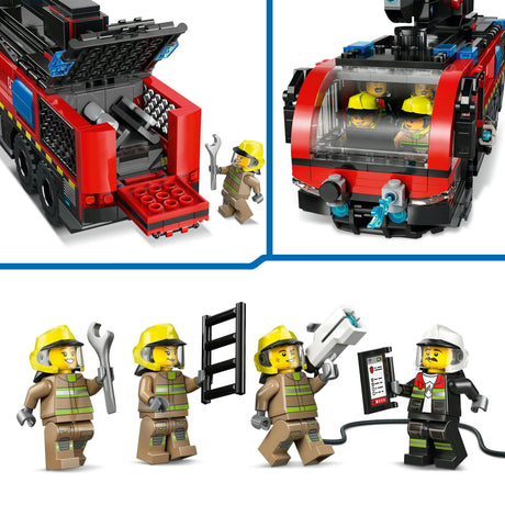 Lego city 60499 luchthaven brandweertruck
