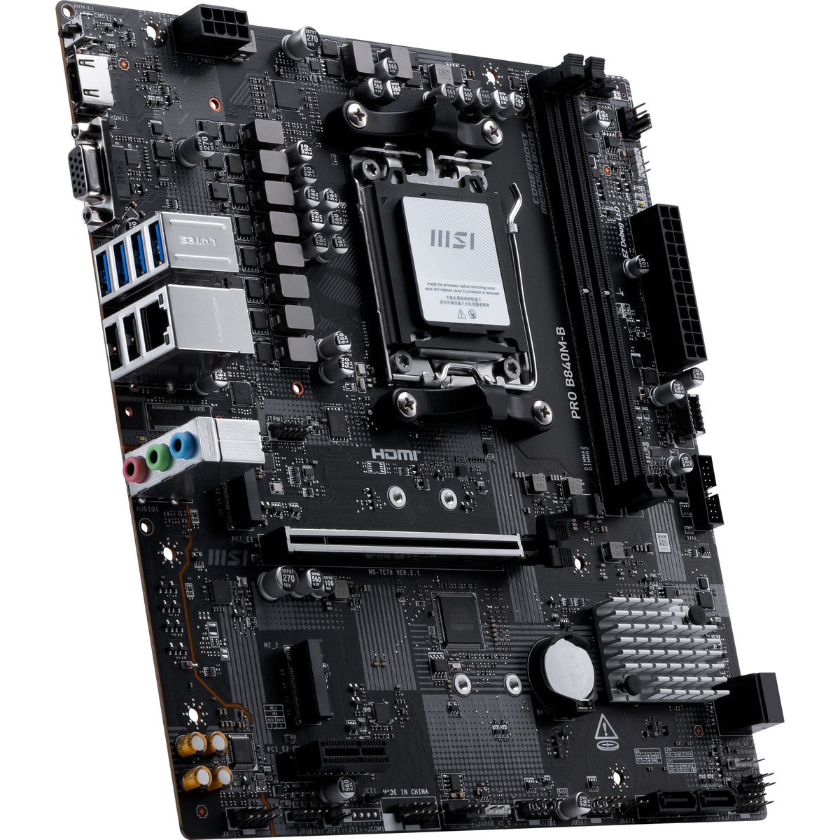 Msi pro b840m-b socket am5 moederbord