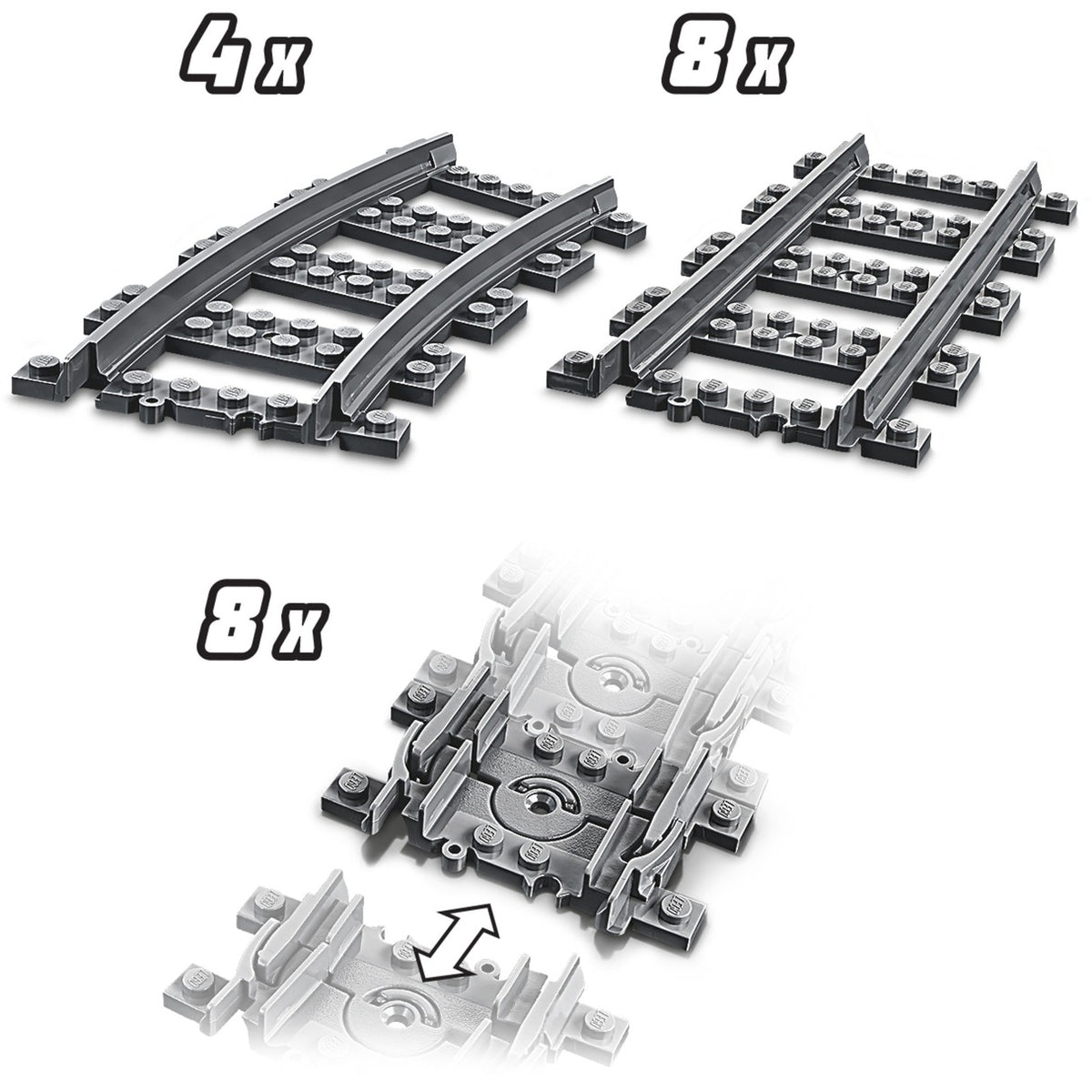 Lego city treinrails 60205