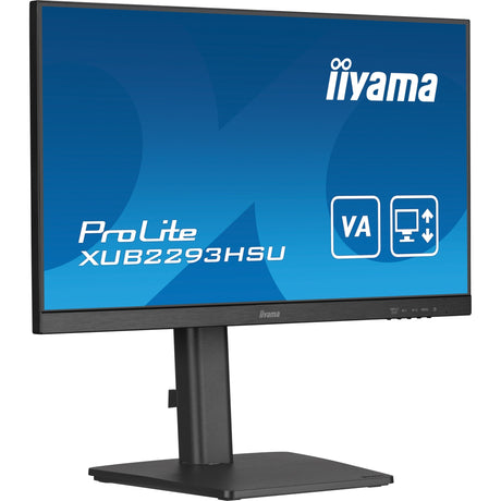 Iiyama prolite xub2293hsu-b7 21.5 monitor (zwart, 1x displayport, 1x hdmi, 2x usb-a)