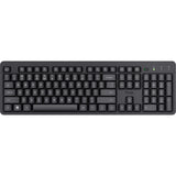 Trust ody ii draadloos toetsenbord (zwart, eu lay-out (qwerty), membraan, stil)
