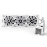 Sharkoon s100 argb waterkoeling (wit, 4-pins pwm fan-connector)