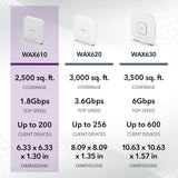 Netgear wax610 access point (wit)
