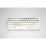 Ducky one 3 classic pure white mini rgb mechanisch toetsenbord (wit, us lay-out (qwerty), cherry mx red, 60%, rgb led, double-shot pbt, hot-swappable, quack mechanics)