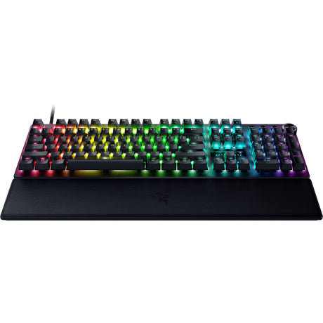Razer huntsman v3 pro rgb mechanisch gaming toetsenbord (zwart, us lay-out (qwerty), analog optical gen 2, 100%, double-shot pbt)