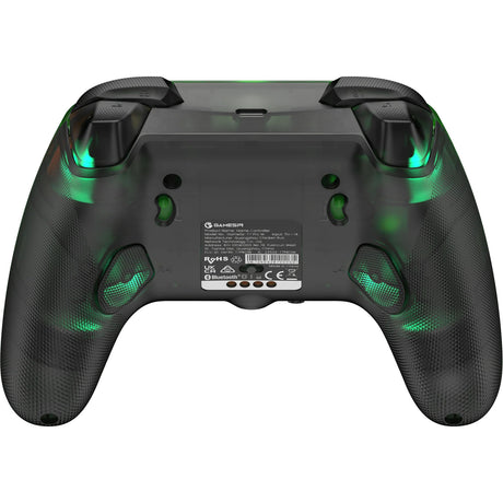 Gamesir g7 pro wireless controller - retro green (donkergroen transparant, xbox series x|s, xbox one, android, pc, 2.4ghz bluetooth usb)