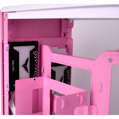 Thermaltake tr100 bubble pink mini tower behuizing (pink | 2x usb-a | 1x usb-c)