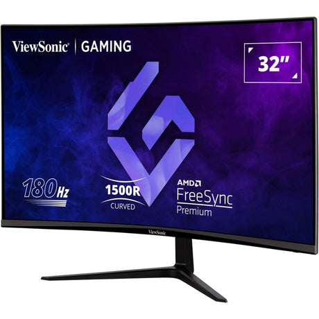 Viewsonic vx3218-pc-mhd 32 curved gaming monitor (zwart, 1x displayport, 2x hdmi, 180 hz)