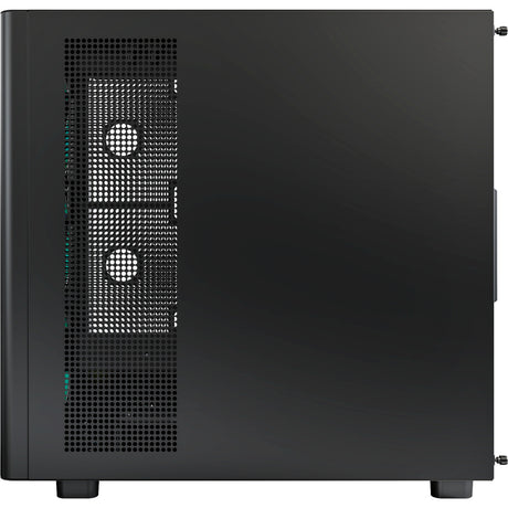 Montech xr wood midi tower behuizing (zwart | 1x usb-a | 1x usb-c | rgb | window)