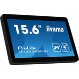 Iiyama prolite tf1633msc-b1 15.6 touchscreen monitor (zwart, 1x displayport, 1x hdmi, 2x usb-a)