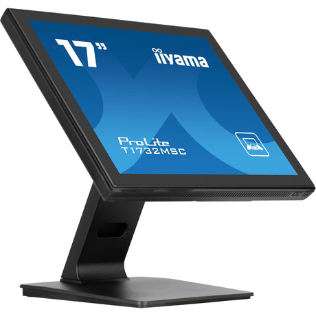 Iiyama prolite t1732msc-b1sag 17 touchscreen monitor (zwart (mat), 1x displayport, 1x hdmi, 1x vga)