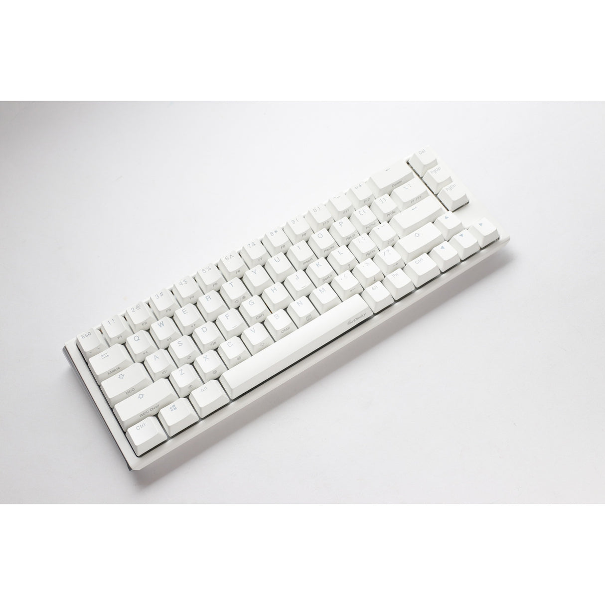 Ducky one 3 classic pure white sf rgb mechanisch toetsenbord (wit, us lay-out (qwerty), cherry mx brown, 65%, rgb leds, double-shot pbt, hot-swappable, quack mechanics)