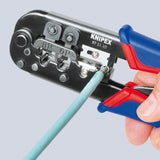 Knipex 975110 - krimptang rj11 12 (6pin 9.65mm) - rj45 (8pin 11.68mm)