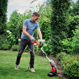 Einhell elektrische grastrimmer gc-et 4530 set - 450 w - maaidiameter: 30 cm - telescopische steel - motorkop -90° en +90° verstelbaar - incl. 3x draadspoelen