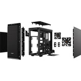 Be quiet! pure base 600 midi tower behuizing (zwart | 2x usb-a)