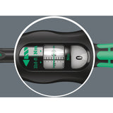 Wera click-torque a 5 draaimomentsleutel met omschakelratel (zwart groen)