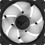 Asus tuf gaming tr120 argb case fans (zwart, 3 stuks, 120 x 120 x 25 mm)
