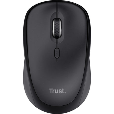Trust ody ii stille draadloze toetsenbord- en muisset desktopset (zwart, us lay-out (qwerty), membraan, 100%, 800 dpi - 1.600 dpi)