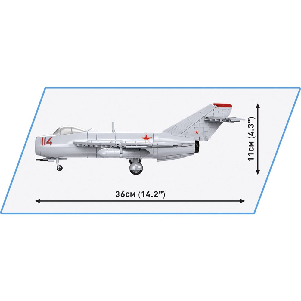 Cobi historical collection - mig-17 nato code fresco constructiespeelgoed (schaal 1:32)