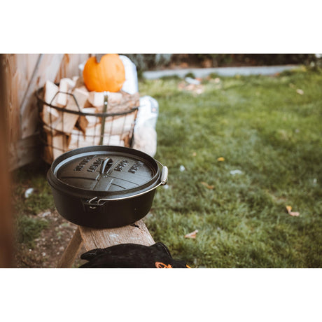 The windmill dutch oven 6 qt zonder pootjes kookpan (zwart, ø 31,5 cm | 5.9 liter)