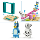 Lego duplo 11201 bluey en chloe in de speeltuin