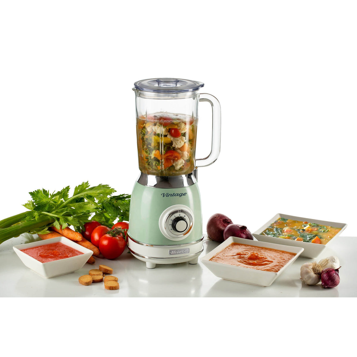 Ariete vintage blender 0583 04 (groen, 1000 watt, 1,5 liter)
