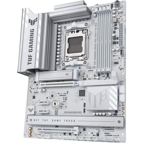 Asus tuf gaming b850-pro wifi7 w neo socket am5 moederbord (wit, raid, 2,5gb-lan, wlan, bt, sound, atx)