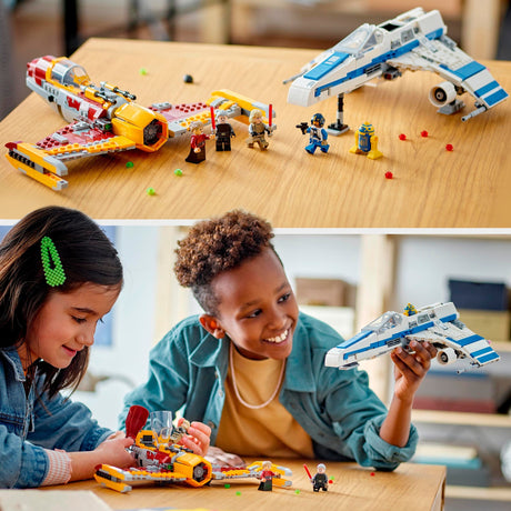 Lego star wars - new republic e-wing vs. shin hati's starfighter constructiespeelgoed (75364)