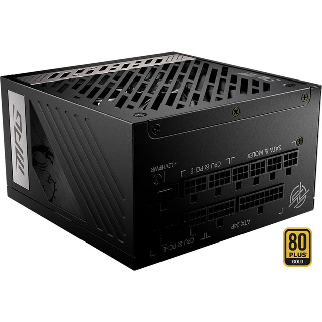 Msi mpg a1000g pcie5 modulaire 1000 watt voeding (zwart, 1x 12v-2x6, 6x pcie)