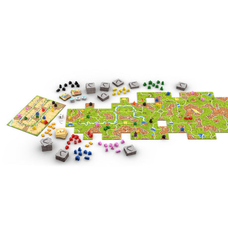 999games 999 games carcassonne - big box 4 bordspel (nederlands, 2 - 6 spelers, 45 minuten, vanaf 7 jaar)