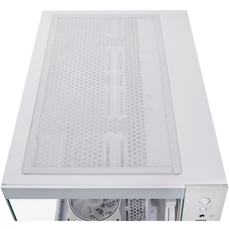 Chieftec visio midi tower behuizing (wit | 2x usb-a | 1x usb-c | rgb | tempered glass)