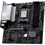 Msi pro b840m-p wifi6e socket am5 moederbord (zwart zilver, raid, 2.5 gb-lan, wi-fi 6e, bt, sound, µatx)