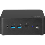 Msi cubi nuc 13mqg-062eu pc-systeem (zwart | core i5-1345u | intel graphics | 16 gb | 512 gb ssd)