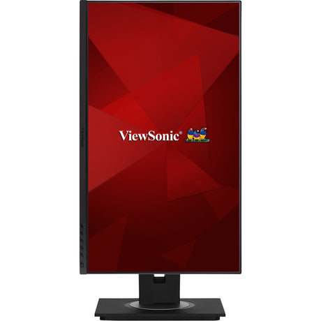 Viewsonic vg2448a-2 24 monitor (zwart (mat) zilver, 1x displayport, 1x hdmi, 1x vga, 4x usb-a)