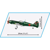 Cobi historical collection - kawasaki ki-61-i hien 'tony' constructiespeelgoed (schaal 1:32)