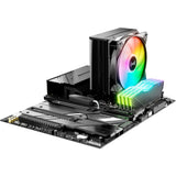 Be quiet! pure rock 3 lx rgb cpu-koeler (zwart)