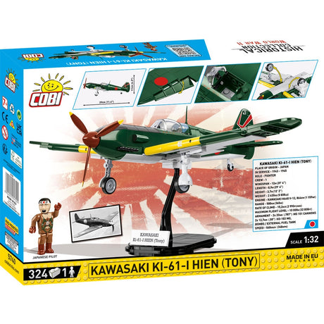Cobi historical collection - kawasaki ki-61-i hien 'tony' constructiespeelgoed (schaal 1:32)