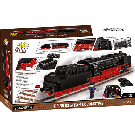 Cobi historical collection - dr br 03 steam locomotive constructiespeelgoed (schaal 1:35)
