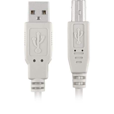 Sharkoon usb-a 2.0 > usb-b kabel (grijs, 0,5 meter)