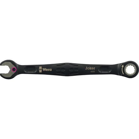 Wera 6000 joker black edition 11 set 1 steek-ringratelsleutelset, 11‑delig moersleutel (zwart)