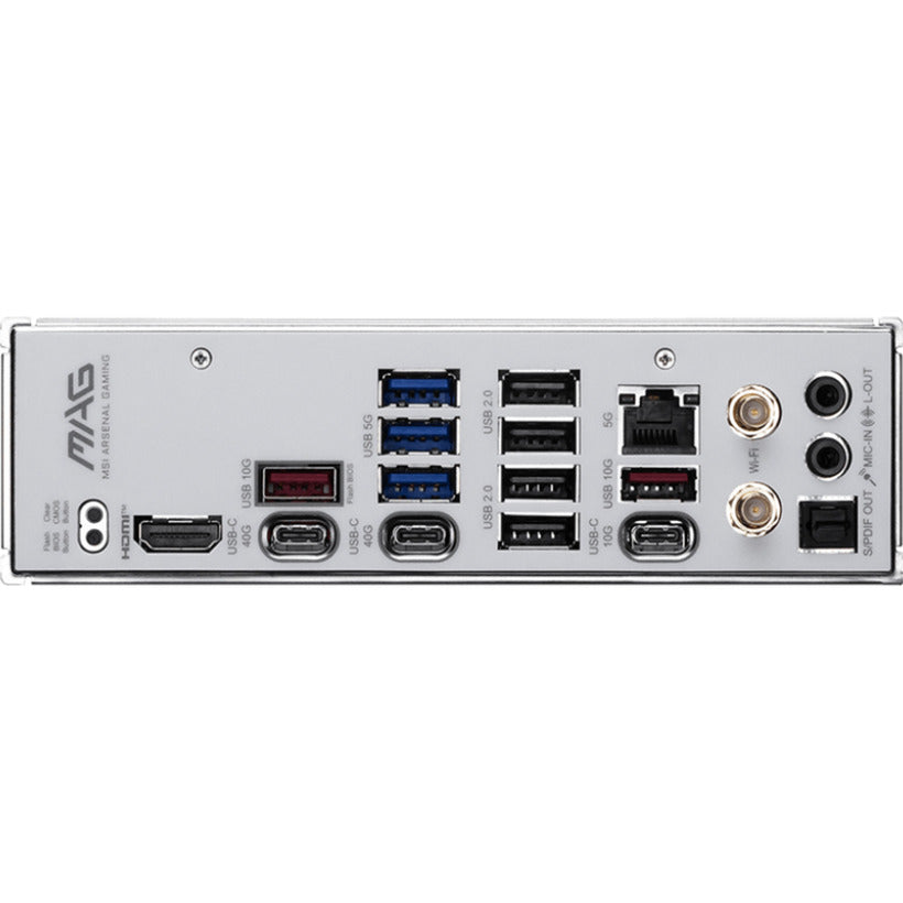 Msi mag x870e tomahawk max wifi pz socket am5 moederbord (wit, raid, 5gb-lan, wi-fi 7, bt 5.4, sound, atx)