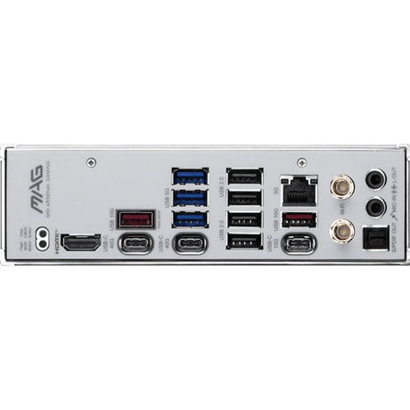 Msi mag x870e tomahawk max wifi pz socket am5 moederbord (wit, raid, 5gb-lan, wi-fi 7, bt 5.4, sound, atx)