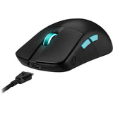 Asus rog harpe ace aim lab edition gaming muis (zwart, 100 - 36.000 dpi, usb 2.0, 2,4 ghz, bluetooth, rgb leds)