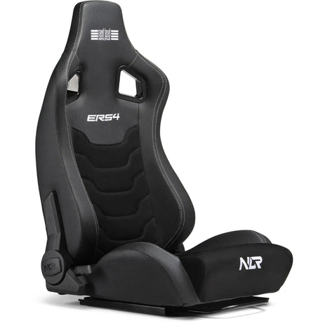 Next level racing ers4 elite reclining seat - pu leder suède edition gamestoel (zwart)