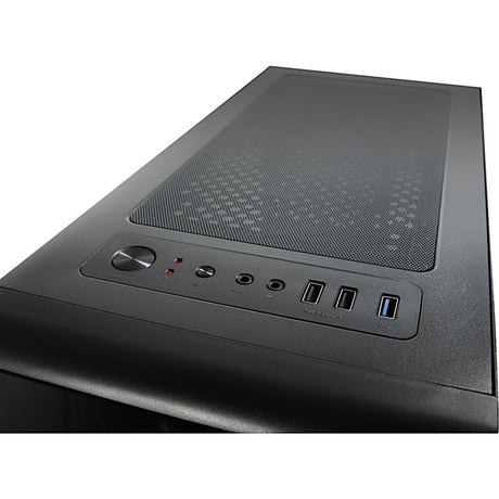 Inter-tech cxc2 midi tower behuizing (zwart | 3x usb-a | window)